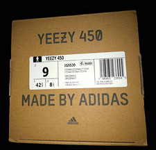 adidas Yeezy 450 Stone Marine Gray Low Top Men's US 9 Knit Sneakers IG5530 picture