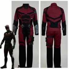 Daredevil Matt Matthew Michael Murdock Coat Suit Unisex Cosplay Costume Tailored picture
