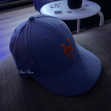 Aimé Leon Dore New Era 59FIFTY New York Mets Fitted Cap Blue 7 1/4 picture