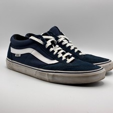 Vans TNT SG Trujillo Pro Mens Size 13 Blue Suede Canvas Skate Shoes picture