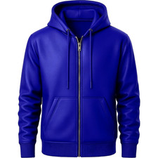 Men's Multicolor Cowhide Leather Zip Hoodie Handmade Genuine Leather Jacket Coat picture
