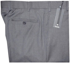 $395 NWT ZANELLA DRESS PANTS 36 NORDSTROM DEVON GRAY PENCIL STRIPE SUPER 130'S   picture