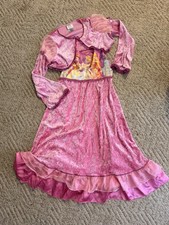 vintage y2k pink Disney Princess velour nightgown and matching shrug set c HTF picture