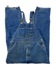 Vintage OshKosh B'Gosh Overalls Mens 34 X 34 Blue Denim Union USA Sanforized picture