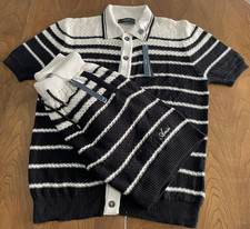Amiri Mens Black White Knitwear Bottom and Top SMALL picture