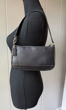 Authentic NWT DEADSTOCK Vintage Black Coach Hamptons Demi Pouch Style 7785 RARE picture