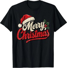 Retro Santa Christmas Family T-Shirt - Vintage Holiday Design picture