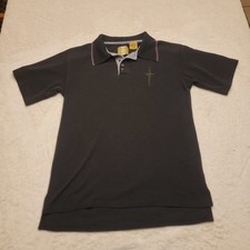 Vintage 90s Mossimo Heavy Knit Polo Shirt Mens L  Skate Surf Signature picture