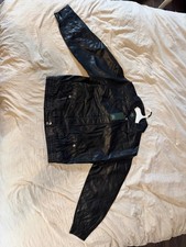 Women Bomber Jacket - Wild Fable Faux Leather Black picture