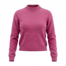 EUC 80s Vintage Esprit Basix Wool Pink Purple Sweater Med (Modern Small) picture
