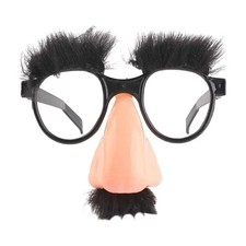 Halloween Novelty Big Nose Glasses with Eyebrows Mustache Funny Party Props picture