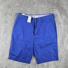 NWT J Crew Rivington Chino Shorts Blue Mens 32 Cotton Khaki Preppy Chino picture