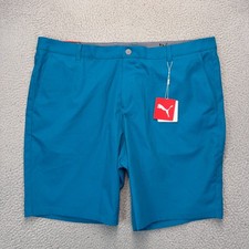 Puma Golf Jackpot Shorts Mens 42 Blue Casual Performance Tech Blend Snap picture