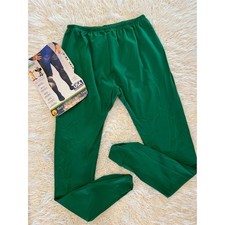 Rubie’s Mens Green Tights Pants w/ Attached Feet Costume Leprechaun XL picture