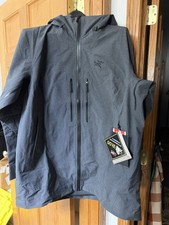 Women's Arc'teryx Incendia Hoodie Jacket XL Black Heather Goretex Recco NWT RARE picture