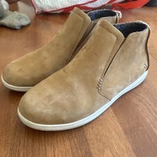 Olukai Hana Manu Hope Women’s 7 Tan Leather slip On Ankle Shoes 20397 picture