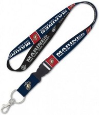 NEW  U.S. Marine Corps Breakaway Lanyard with Metal Lobster Claw Hook. picture