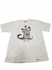 Crazy Shirts Kliban T-shirt, Juggling Mom Cat with Kittens, Large, Vintage picture