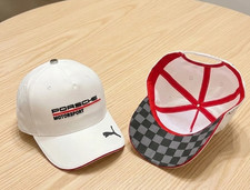 SALE Porsche Le Mans Team Cap White PUMA Motorsport Racing Hat Adjustable NWT picture