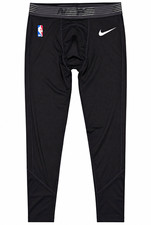 Nike Pro Men's NBA Compression Tights Pants Black Pull On Polyester/Spandex picture