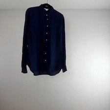 Caslon Women’s Deep Blue Button Down Shirt picture