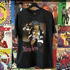 Vintage 2002 Alicia Keys Tour Tee on AAA-6 tag  picture