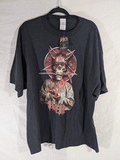 Deadstock Y2K Vintage Slayer Band Tour Shirt Large 200666 2007 Concert Promo picture