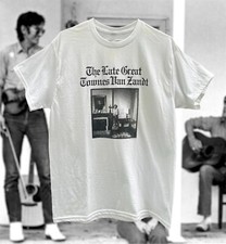 Townes Van Zandt the Late Great T-shirt White Color Short Sleeve Shirt picture