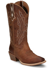Justin® (Women's 8.5 B) Rein™ Western Boots in Waxy Tan - $180 picture