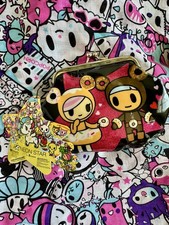 Tokidoki Neon Star Scarf + 2 Coin Purses Set Claire’s Exclusive Kawaii 2014 NWT picture