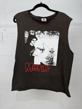 Vintage Misfits Shirt Medium Evilive Cut Off Sleeves Cropped Faded Danzig picture