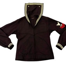 Vintage US Navy Wool Sailor Jumper Authentic Petty Officer 2nd Class Rank 38R picture