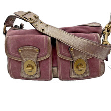 Coach Legacy 65th Anniversary Purple Plum Suede Legacy Shoulder Bag 10350 picture