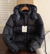 Men's Moncler Cyclone 2-in-1 Down Jacket Dark Blue Navy Winter Coat picture