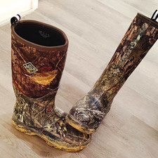 Muck Men's Waterproof Camouflage Pull-On Knee High Rubber Hunting Boots US 12 picture