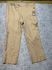 NWT Canali 1934 Italy 42x30 100% wool flat front hopsack dress pants-472 picture