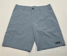 Pelagic Shorts Mens 36 Blue Deep Sea Hybrid Fishing Lightweight Stretch Pockets picture