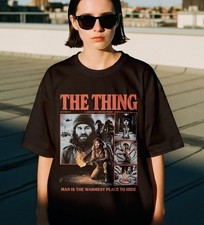 HOT The Thing Movie Shirt, 80s Sci Fi Horror Tee, MacReady Film Lover Gift picture