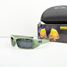 Oakley Gascan OO9014 Olive Green Frame Black Lens Sunglasses New w/ Box picture