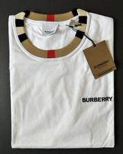 Burberry Jayson White Cotton T-shirt L (Oversized) 8078115 NWT $370 picture