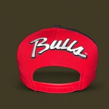 Vintage chicago bulls sports specialties snapback back script wool blend hat picture