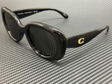 COACH HC8391U 500287 Black Grey Women's 53 mm Sunglasses picture