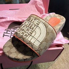 Gucci x The North Face GG Slide Men’s size 8 very rare. Brand new in box picture