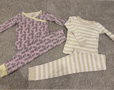 Set of 2 Hanna Andersson Organic Cotton Pajamas- Size 4 picture