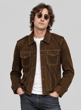 John Lennon Rubber Soul (The Beatles) Suede Jacket (all sizes & 50 colors) picture