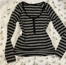 Gothic Y2K Grunge Edgy Lace Punk Emo Graphic Tops Size S picture