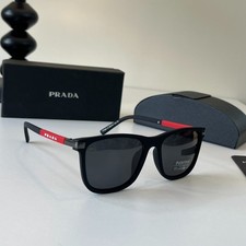 Prada men's sunglasses, model P1294-A, size 55-19-140. picture