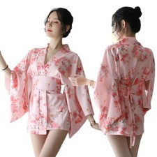 Sexy Lady Nightdress Japanese Style Kimono Cosplay Adult Bodycon Women Babydoll picture