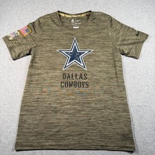 Nike Dallas Cowboys Salute to Service Dri-Fit T-Shirt Kids Large Olive Green picture
