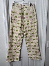 Lisa Says Gah Women's Pants- Counting Sheep Print Wide Leg picture